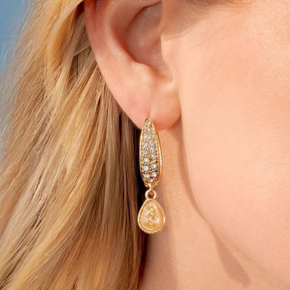 Paparazzi Jewelry Accessories - Cheerful Care - Gold Earrings - NEW!!